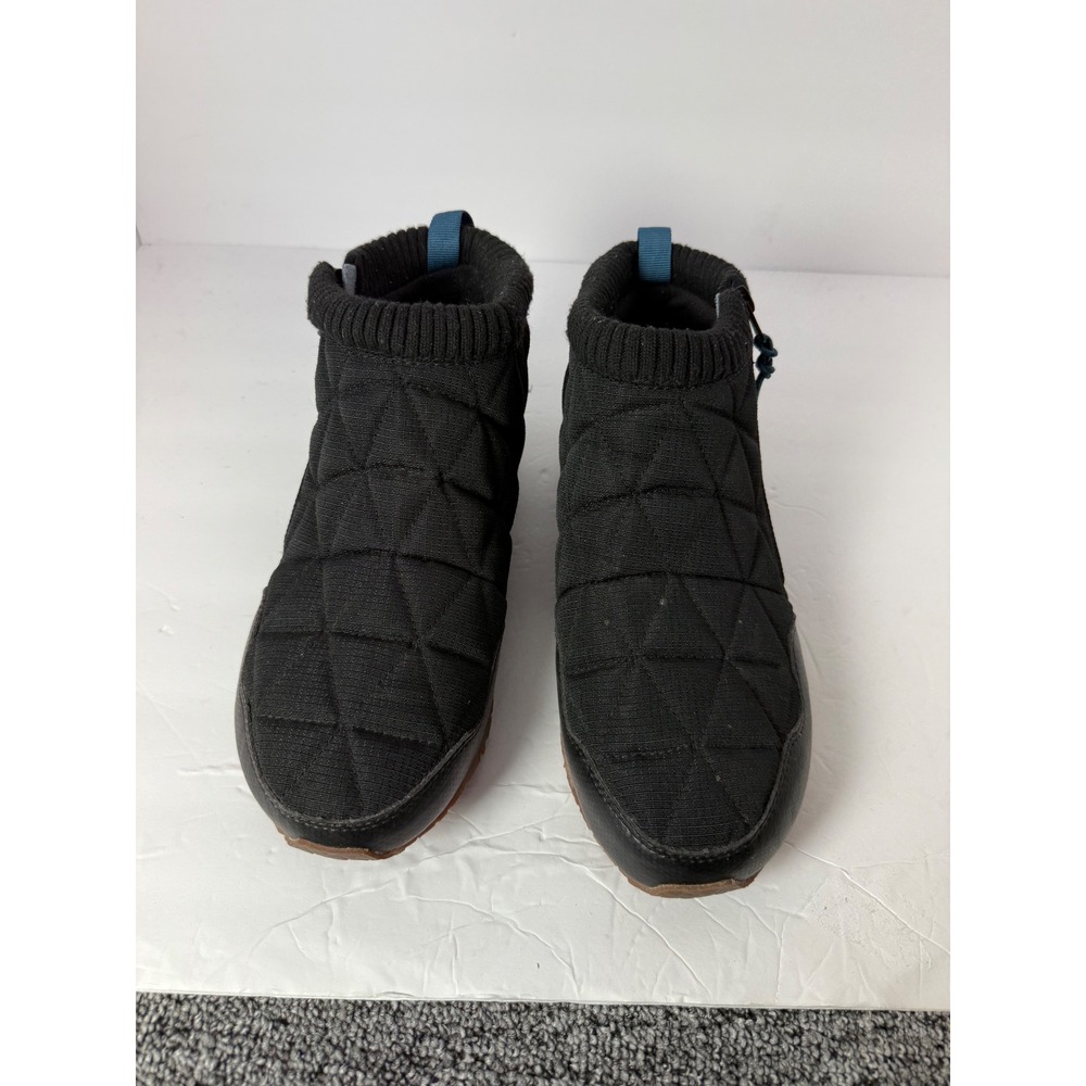 Teva ReEmber Commute Zip Black Quilted Ankle‎ Boots Mens 8 1125310